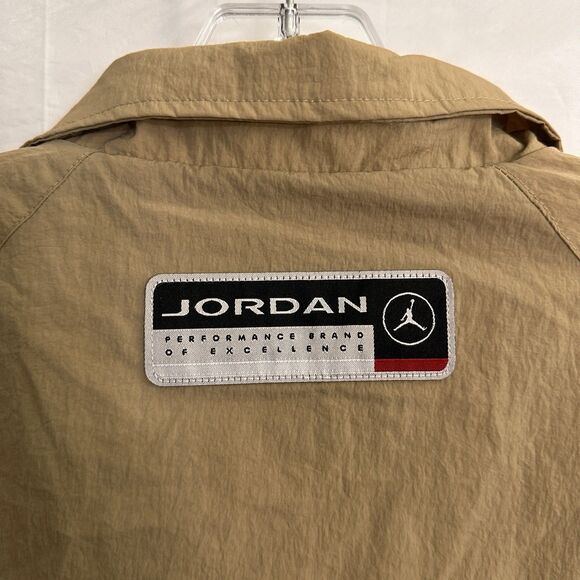 Nike Jordan Essential Men's Coach Jacket Desert Camo HF9331-257🔥LARGE JUMPMAN23 - Picture 7 of 7